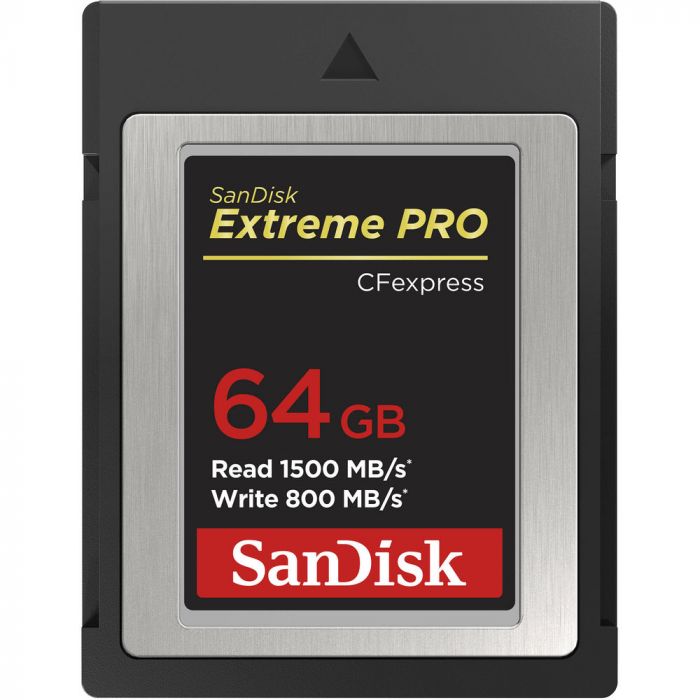 Trunk bibliotheek Agressief methaan SanDisk 64GB CFexpress Extreme Pro 1500MB/s Type B geheugenkaart