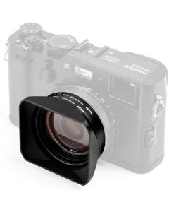 NiSi Lens Hood, UV-Filter en Cap voor Fuji X100 Zwart