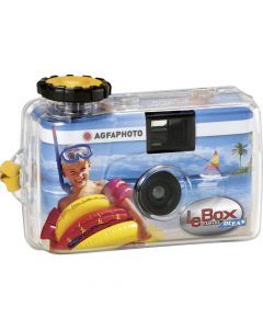 Agfa Le Box ocean waterproof eenmalige camera, 27 opnames