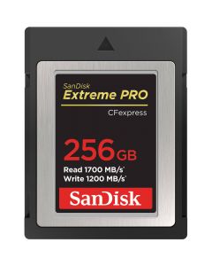 SanDisk 256GB CFexpress Extreme Pro 1700MB/s Type B geheugenkaart