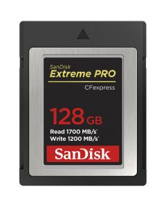 SanDisk 128GB CFexpress Extreme Pro 1700MB/s Type B geheugenkaart