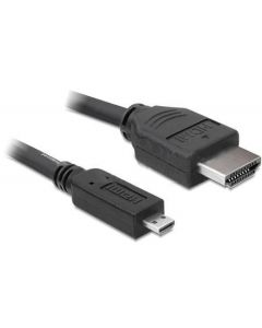 Hama HDMI A naar HDMI D kabel - 1 meter zwart