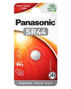 Panasonic SR44 1.55V Zilver Oxide batterij