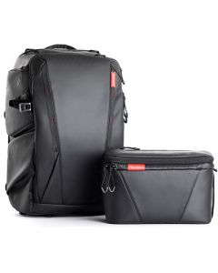 De PGYTECH OneMo Backpack 25l + Shoulder Bag - zwart