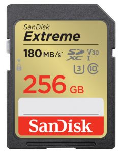 SanDisk SDXC 256GB Extreme 180Mb/s V30
